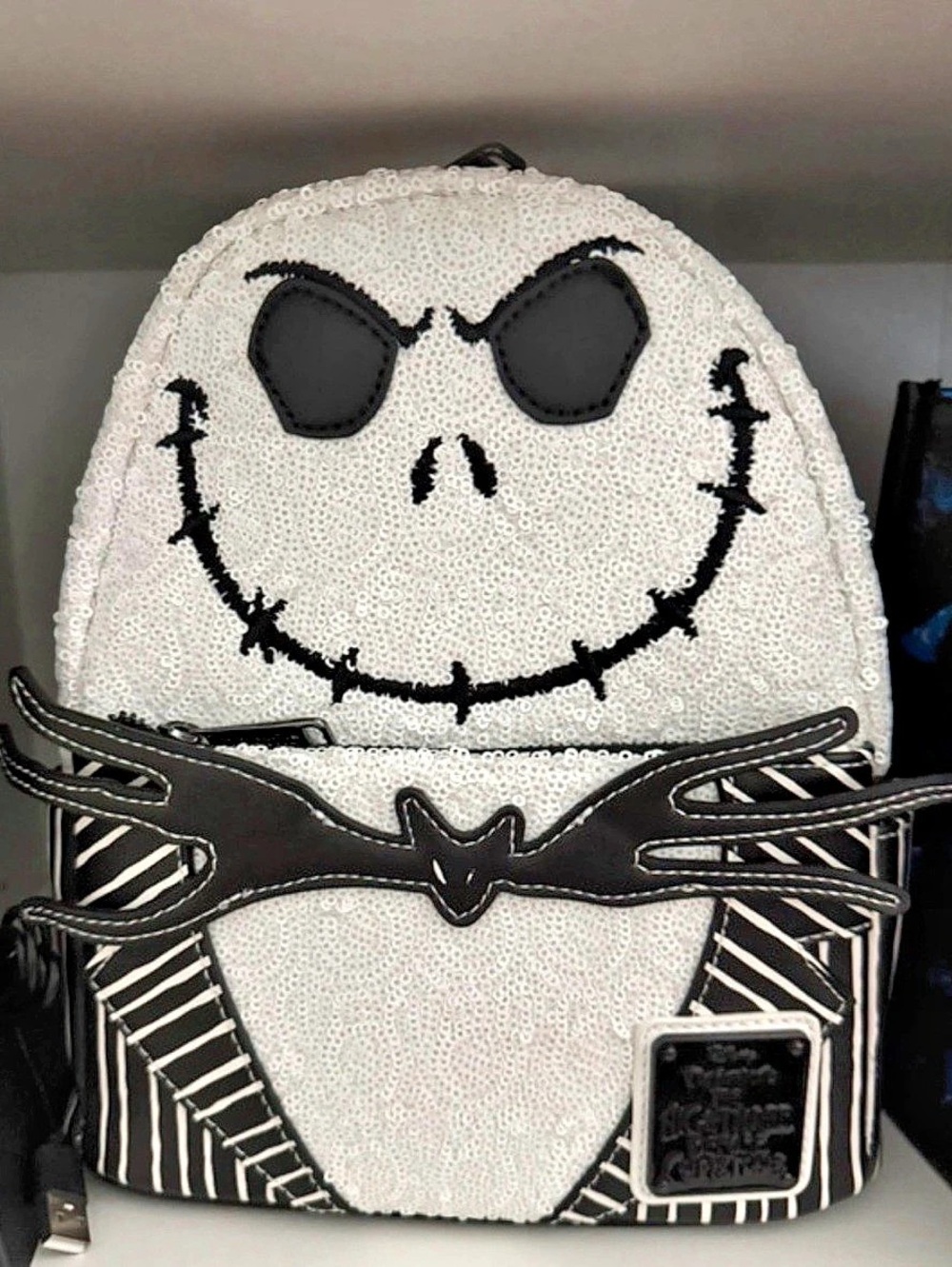 Loungefly The Nightmare Before Christmas Jack Skellington Sequin Cosplay Mini